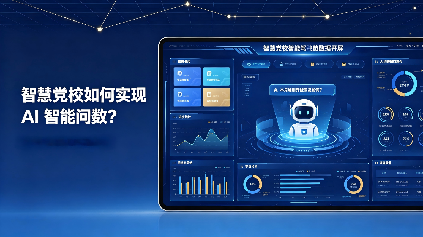 智慧党校如何实现 AI 智能问数？米未科技智能驾舱解析 